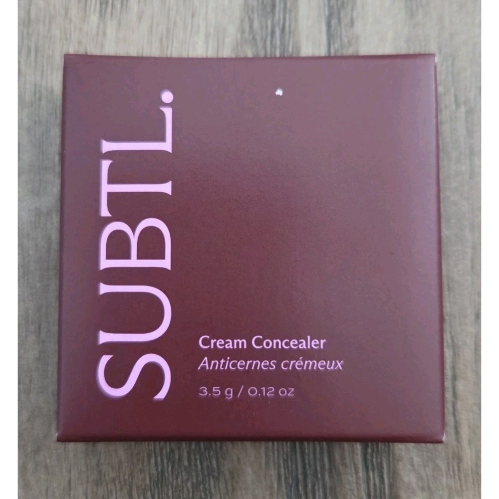 SUBTL Cream Concealer 007N Light 0.12 oz Full Coverage Brightening Long Lasting